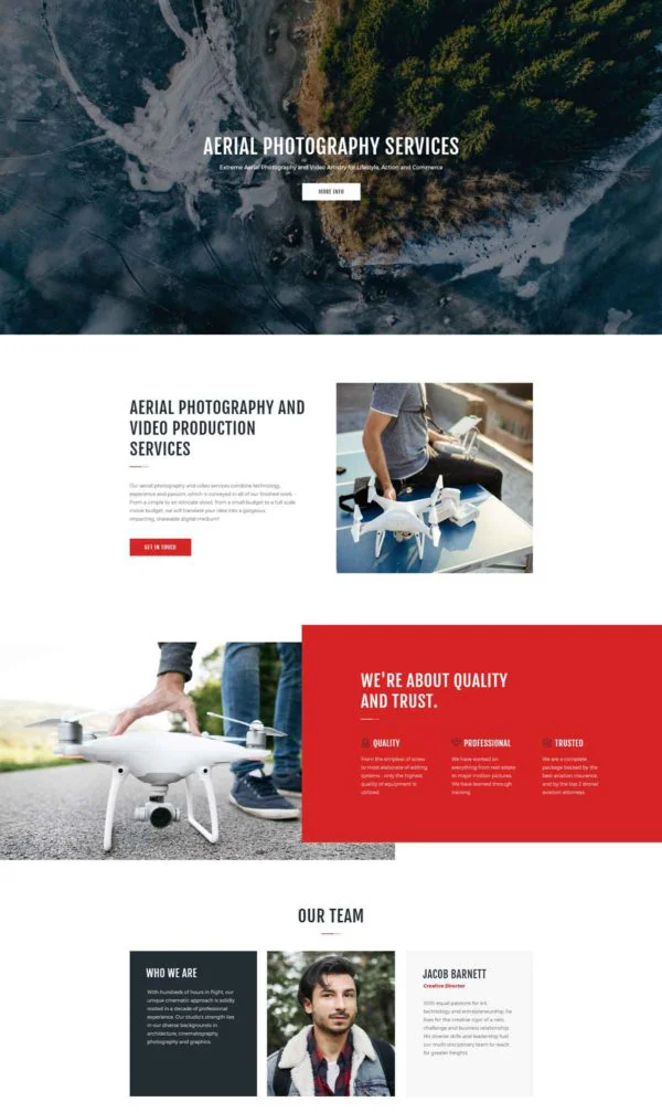 Plantilla: Fotografía aerea